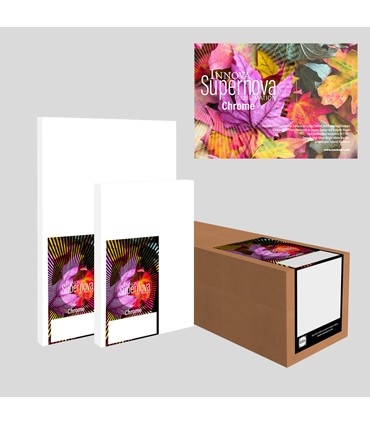 ISN160 - Supernova Chrome White Glossy Film Sublimation : 36 inches roll (914mmx15M)