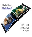 PinchBook - Album Photo à pince (Simili Cuir Noir) A4 à la française sans fenêtre